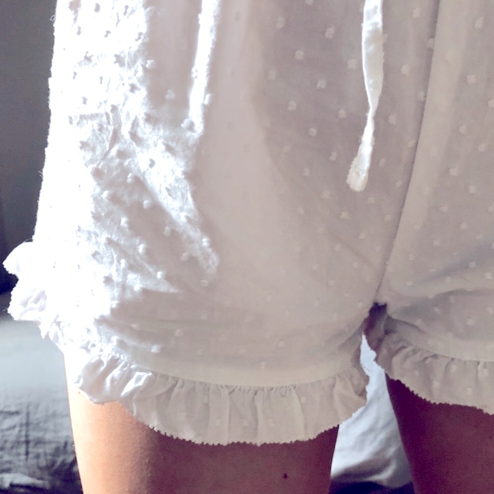 Gap Swiss Dot Ruffle Shorts